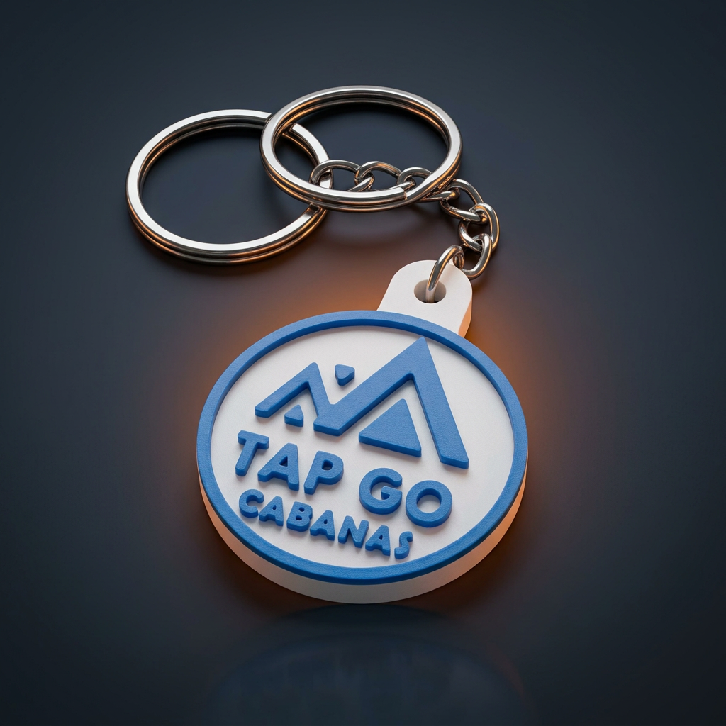 Tap Tag Cabanas azul e branca